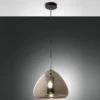 Fabas Luce 3667-45-138 Pendelleuchte Glow verchromt schwarz 35cm E27