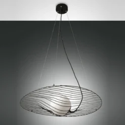 Fabas Luce 3670-45-101 Pendelleuchte Homa schwarz 70cm