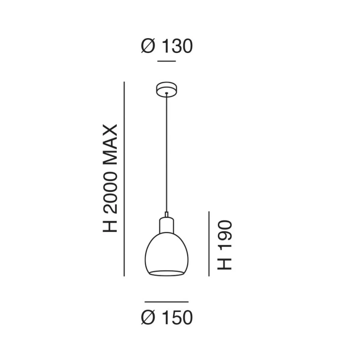 Fabas Luce 3534-40-102 Pendelleuchte Marina 1-flammig Keramik weiss