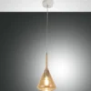 Fabas Luce 3582-40-125 Pendelleuchte Tris amber weiss E27