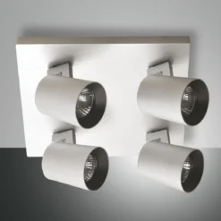 FABAS LUCE 3451-84-212 Spot Modo 4-flammig Aluminium gebürstet