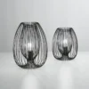 Fabas Luce 3677-30-101 Tischleuchte Camp 31cm schwarz E27