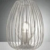Fabas Luce 3677-30-102 Tischleuchte Camp 31cm weiss E27