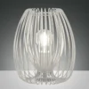 Fabas Luce 3677-34-102 Tischleuchte Camp 24cm weiss E27