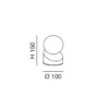 FABAS LUCE 3360-30-178 Tischleuchte Gravity nickel