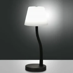 Fabas Luce 3703-30-101 Tischleuchte Ibla schwarz dimmbar