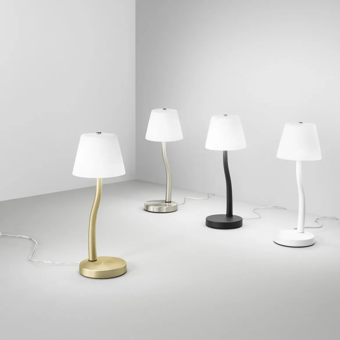 Fabas Luce 3703-30-119 Tischleuchte Ibla messing satiniert dimmbar
