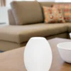 Fabas Luce 3571-30-102 Tischleuchte Rockford weiss nickel dimmbar