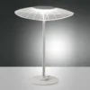 Fabas Luce 3625-30-102 Tischleuchte Vela weiß mit Touchdimmer