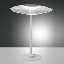 Fabas Luce 3625-30-102 Tischleuchte Vela weiß mit Touchdimmer