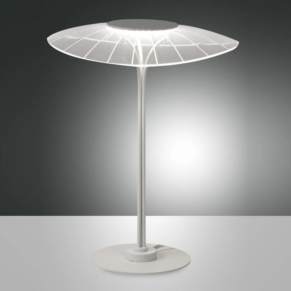 Fabas Luce 3625-30-102 Tischleuchte Vela weiß mit Touchdimmer