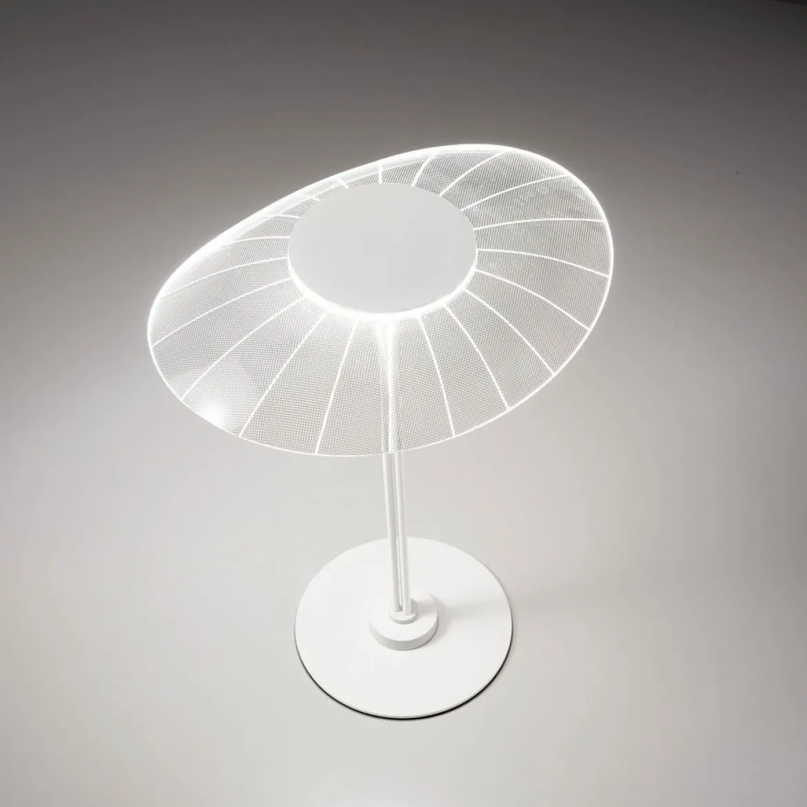 Fabas Luce 3625-30-102 Tischleuchte Vela weiß mit Touchdimmer