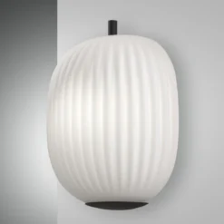Fabas Luce 3689-21-101 Wandleuchte Domizia schwarz weiß
