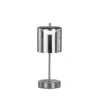 FHL easy 850347 LED Akku Tischleuchte Riva nickelfarben rauchfarben CCT