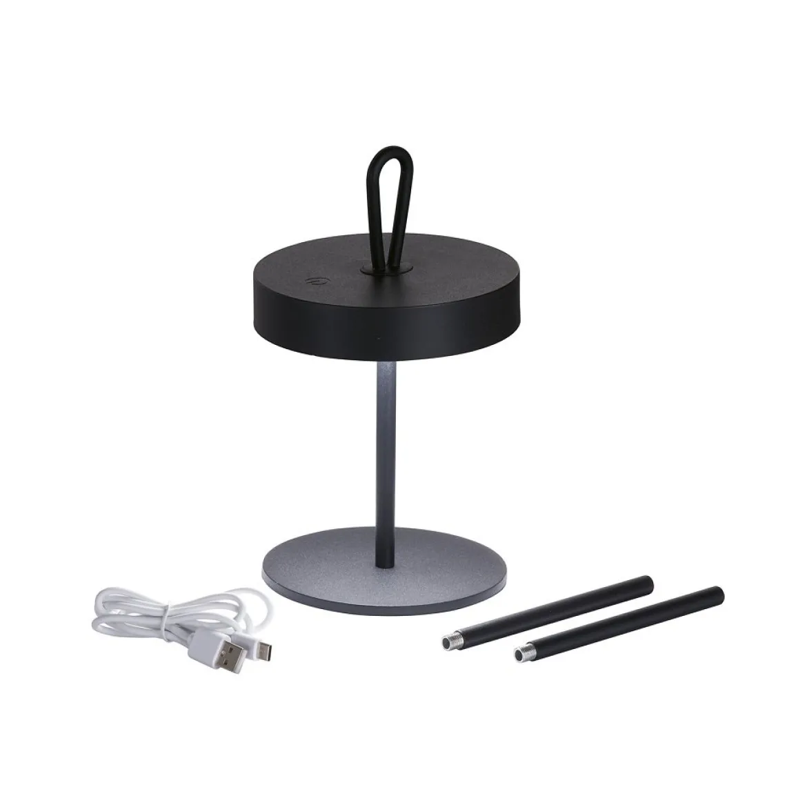 FHL easy 850343 LED Tischleuchte Dord schwarz dimmbar IP54 variable Höhe