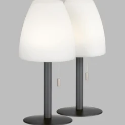 FHL easy 850247 LED Tischleuchte Fiumara anthrazit weiß RGBW 2er Set
