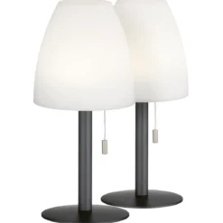 FHL easy 850247 LED Tischleuchte Fiumara anthrazit weiß RGBW 2er Set
