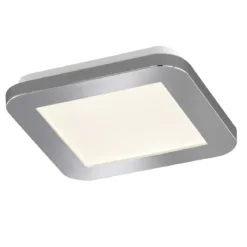 Fischer & Honsel 21231 Deckenleuchte Gotland 17cm eckig IP44 chromfarben 3000K