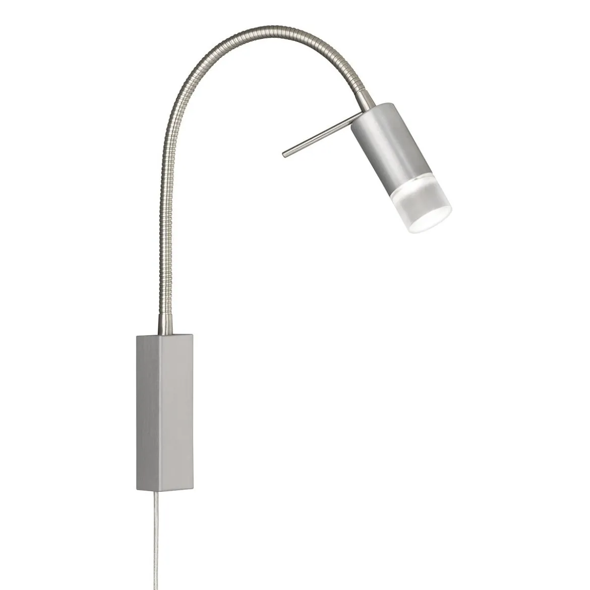Fischer & Honsel 30409 LED Bettleuchte River Nickel matt 4,5W 2700K