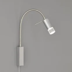 Fischer & Honsel 30409 LED Bettleuchte River Nickel matt 4,5W 2700K