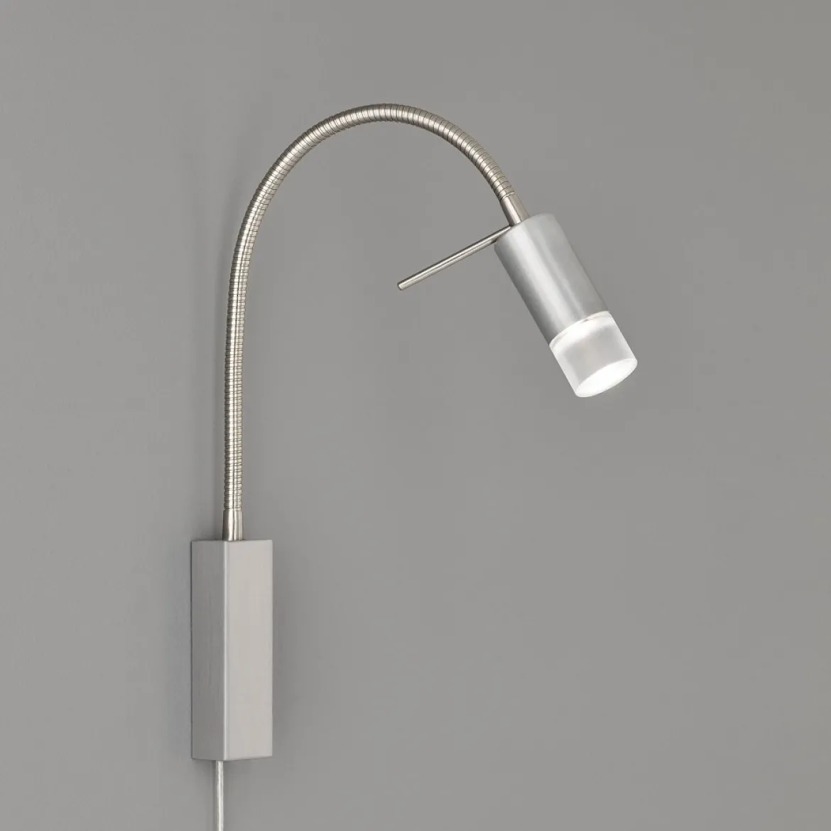 Fischer & Honsel 30409 LED Bettleuchte River Nickel matt 4,5W 2700K