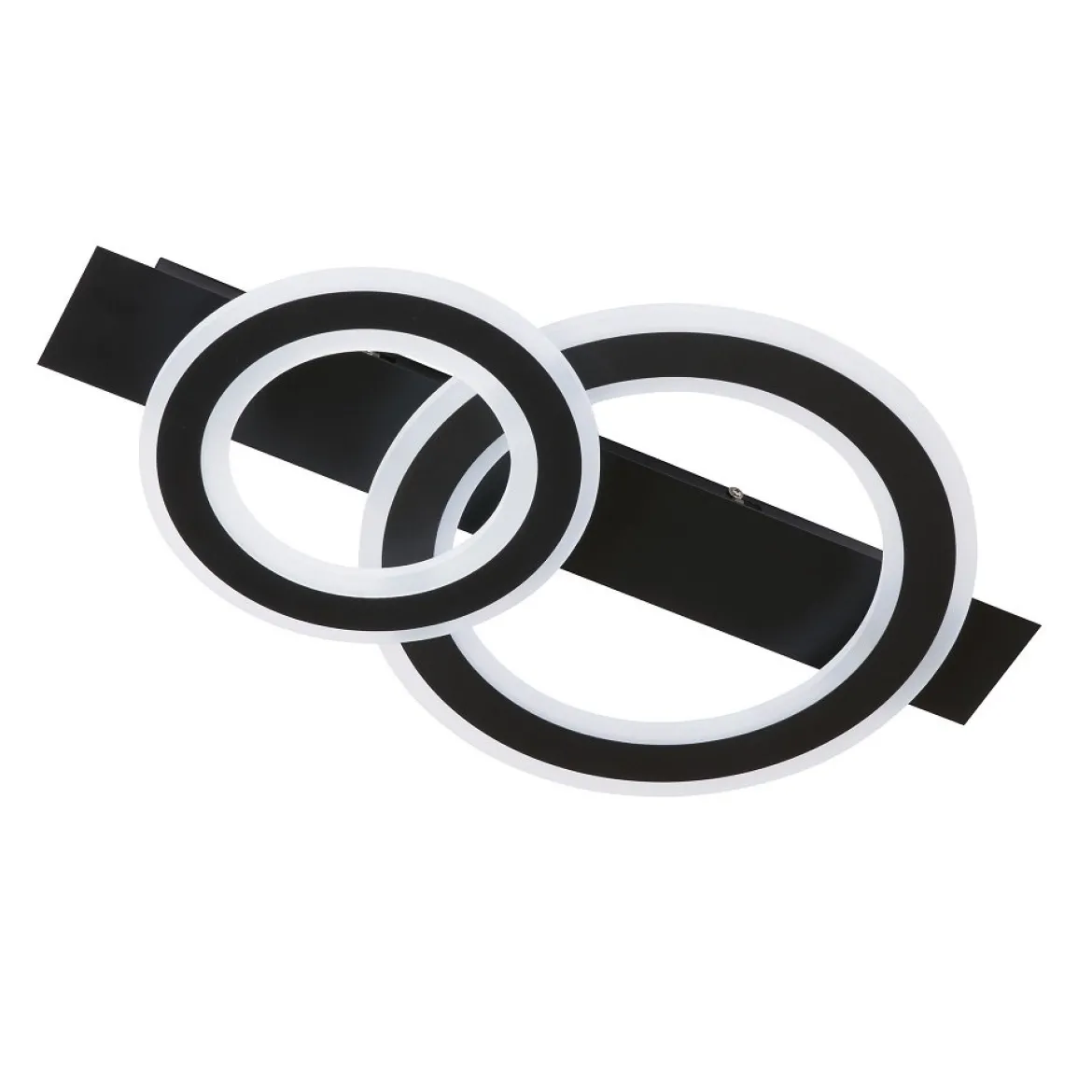Fischer & Honsel 21432 LED Deckenleuchte Circle sandschwarz CCT 61cm