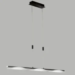 Fischer & Honsel 60964 LED Pendelleuchte Kop schwarz CCT dimmbar 114cm