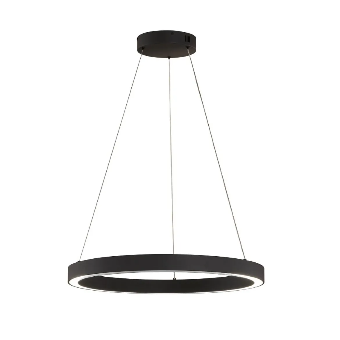 Fischer & Honsel 61049 LED Pendelleuchte Sirko sandschwarz 60cm CCT