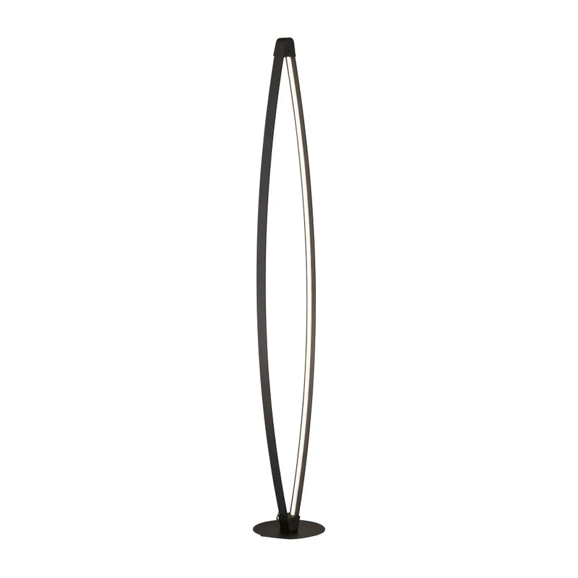 Fischer & Honsel 40503 LED Stehleuchte Fenga sandschwarz CCT dimmbar