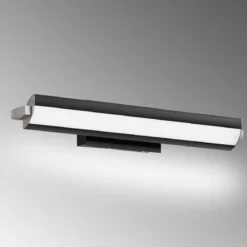 Fischer & Honsel 30286 LED Wandleuchte Beat schwarz nickelfarben matt 46cm tunable white