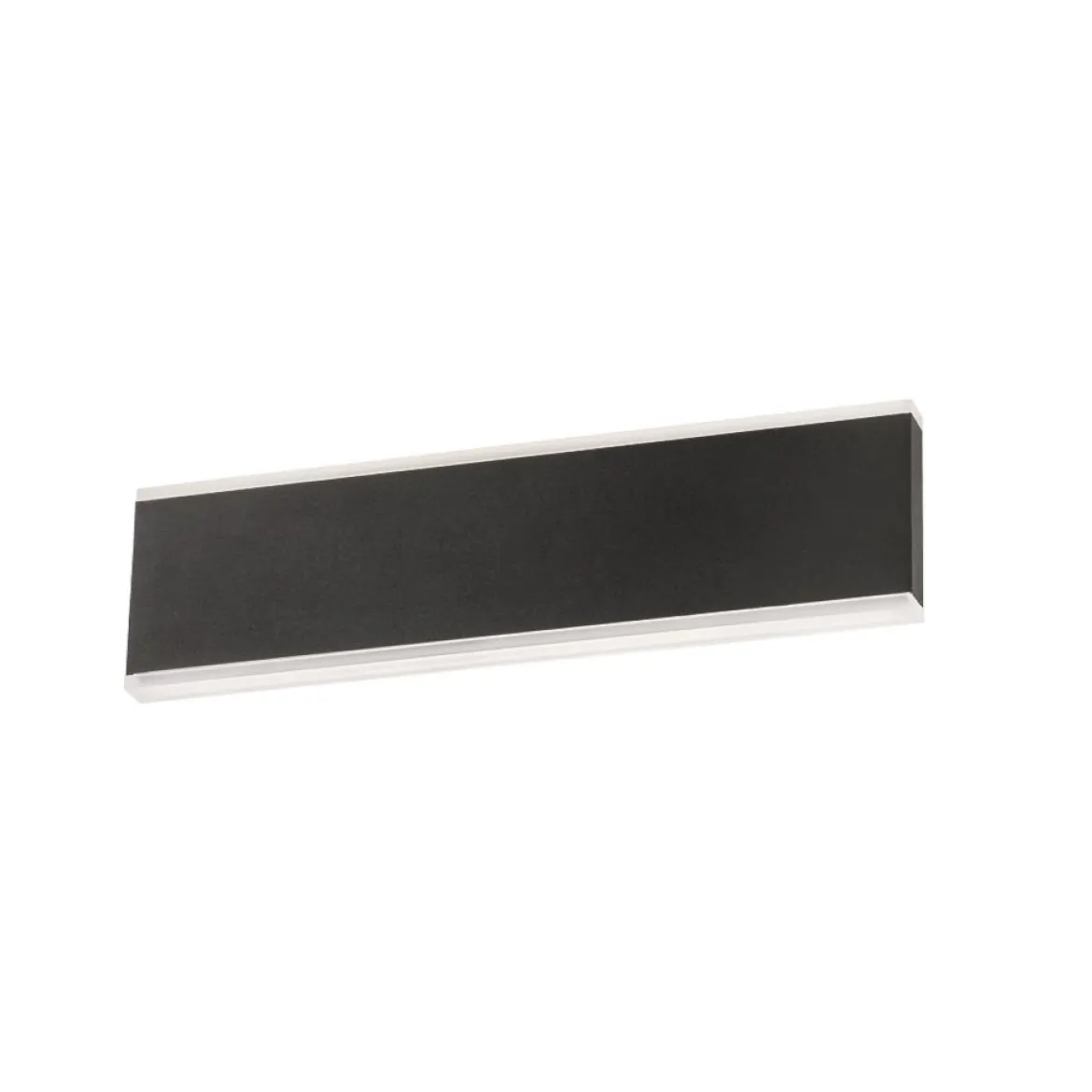 Fischer & Honsel 30534 LED Wandleuchte Muur sandschwarz 31cm 2700K