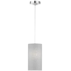 Fischer & Honsel 60577 Pendelleuchte Thor 1-flammig Chrom Grau E27