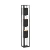 Fischer & Honsel 40459 Stehleuchte Spenzer 3-flammig sandschwarz goldfarben E27