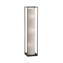 Fischer & Honsel 40456 Stehleuchte Thor 3-flammig sandschwarz Leine weiß E14