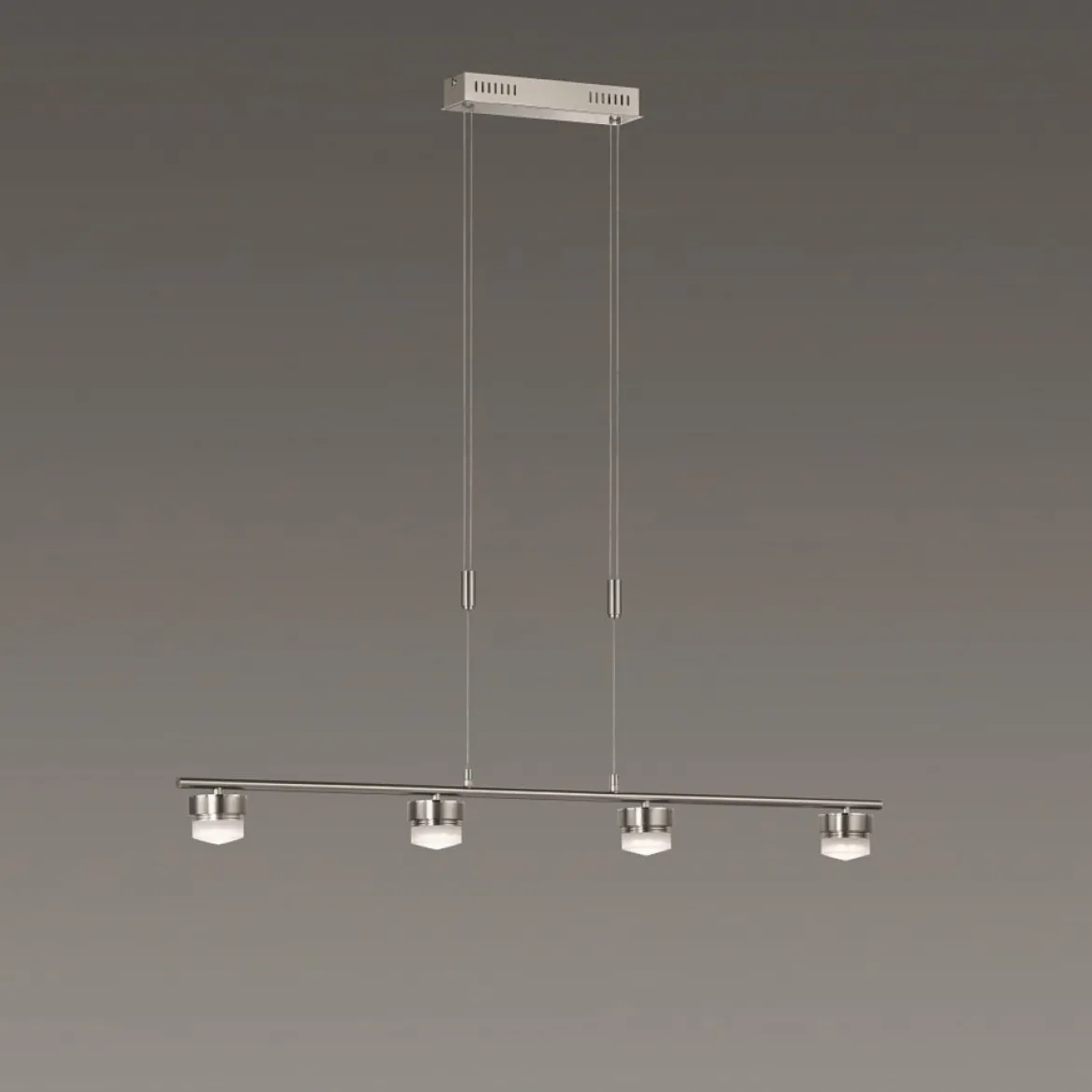Fischer m6 Medium1-LED 70248 Pendelleuchte ohne Glas LED 4x8,5W nickel matt