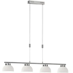 Fischer m6 Medium1-LED 70248 Pendelleuchte ohne Glas LED 4x8,5W nickel matt