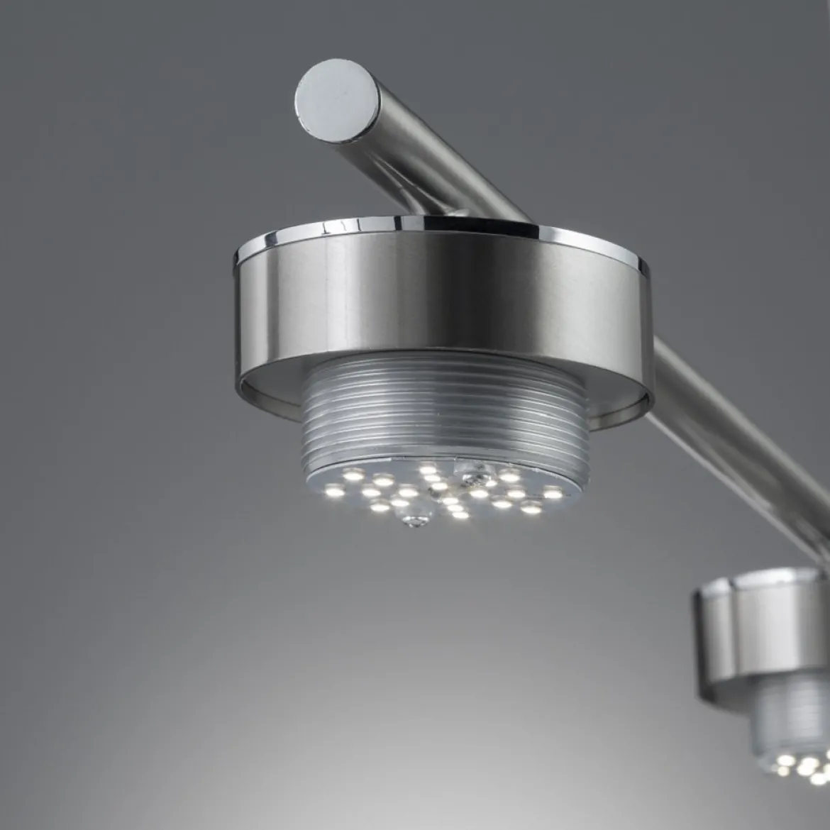 Fischer m6 Medium1-LED 70248 Pendelleuchte ohne Glas LED 4x8,5W nickel matt