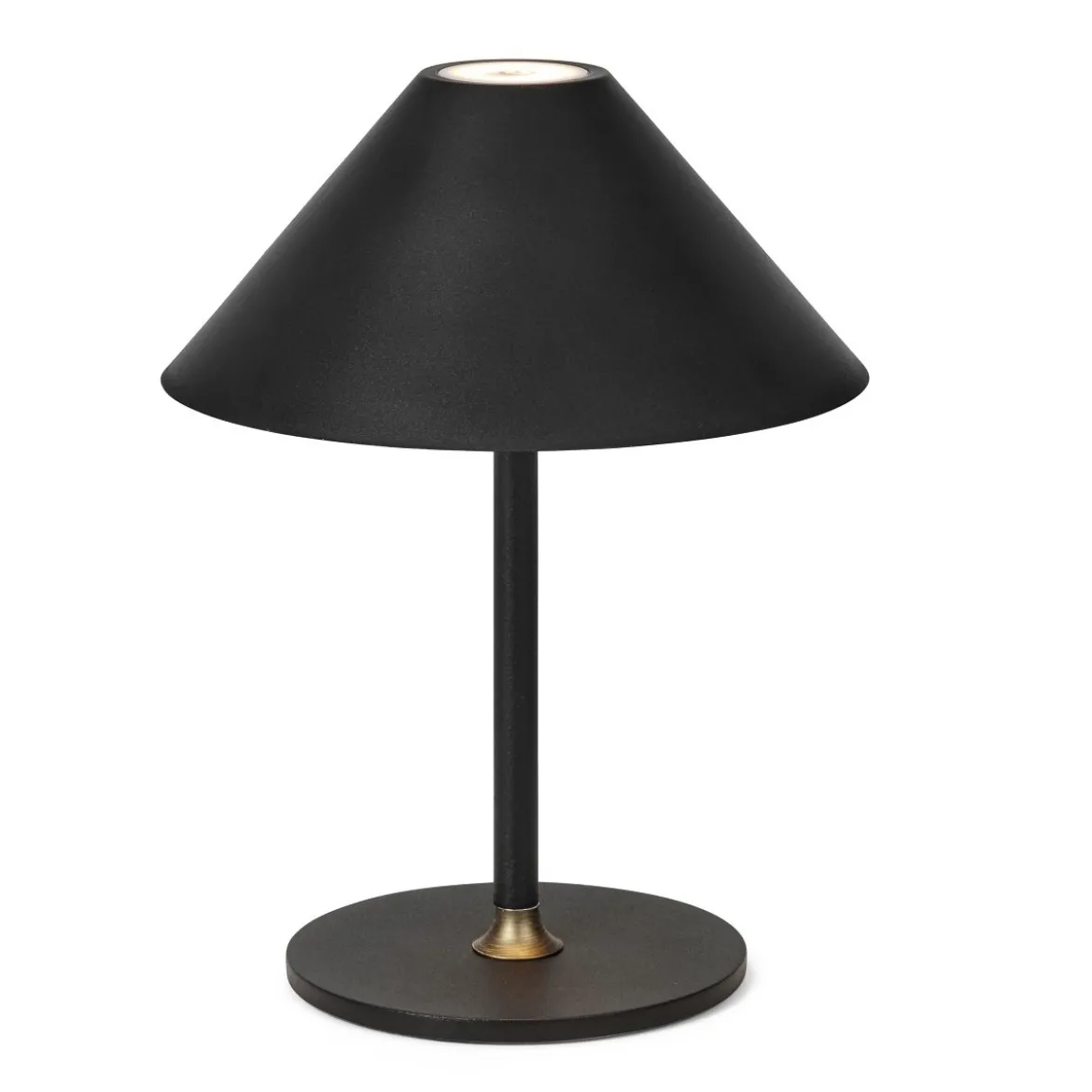 Halo Design 800995 LED Akku Tischleuchte Hygge schwarz 25cm