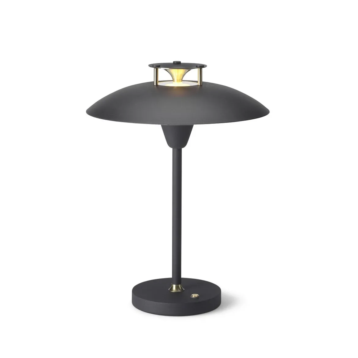 Halo Design 746040 LED Akku Tischleuchte Stepp 1-2-3 Schwarz dimmbar IP54