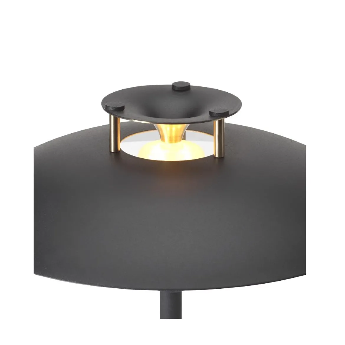 Halo Design 746040 LED Akku Tischleuchte Stepp 1-2-3 Schwarz dimmbar IP54