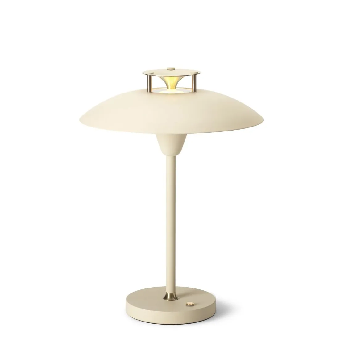 Halo Design 746057 LED Akku Tischleuchte Stepp 1-2-3 Cream dimmbar IP54