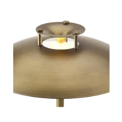 Halo Design 746064 LED Akku Tischleuchte Stepp 1-2-3 Messing antik dimmbar IP54