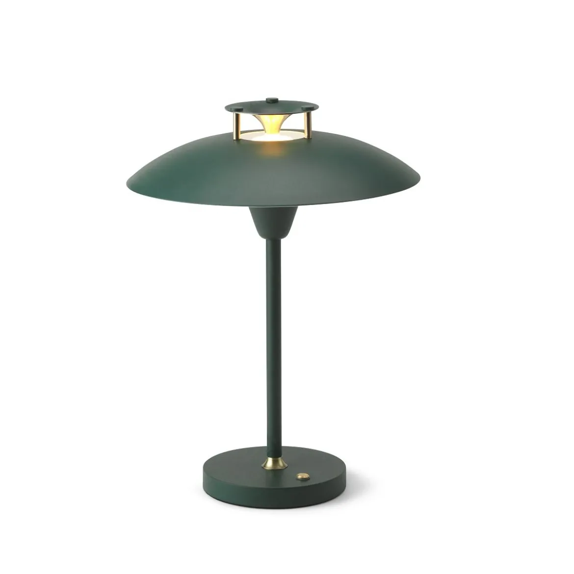 Halo Design 746071 LED Akku Tischleuchte Stepp 1-2-3 Dunkelgrün dimmbar IP54