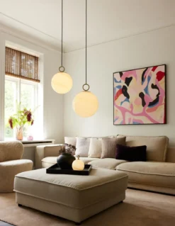 Halo Design 745708 LED Akku Tischleuchte Stockholm marmor braun