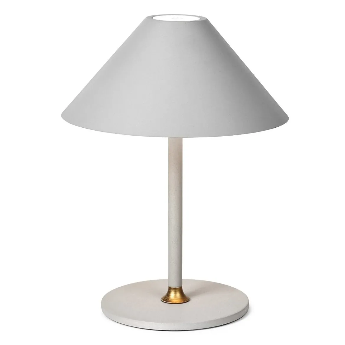 Halo Design 800810 LED Akku Tischleuchte Hygge weiß grau