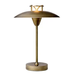 Halo Design 746149 LED Akku Tischleuchte Mini Stepp 1-2-3 Messing Antik dimmbar IP44