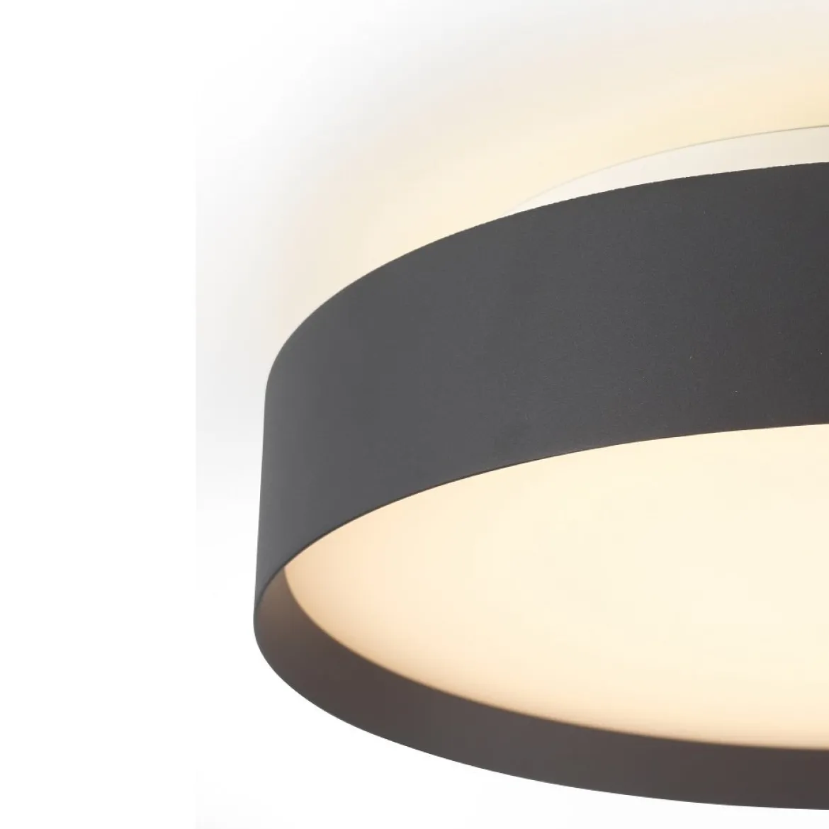 Halo Design 746460 LED Deckenleuchte Backlight Full Schwarz 30cm 3-Step-Dim 3000K