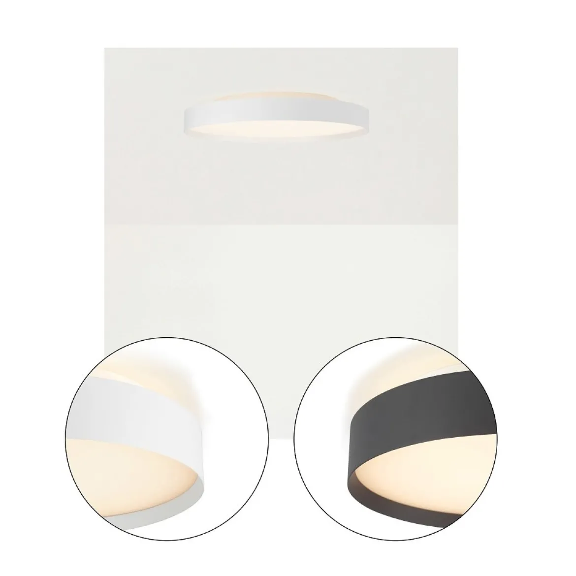 Halo Design 746477 LED Deckenleuchte Backlight Full Weiß 50cm 3-Step-Dim 3000K