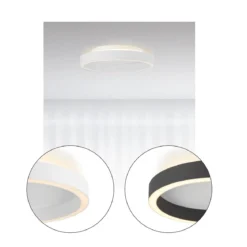 Halo Design 746521 LED Deckenleuchte Backlight String Schwarz 30cm 3-Step-Dim 3000K