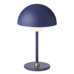 Halo Design 747603 Moon Light LED Akku Tischleuchte blau messing